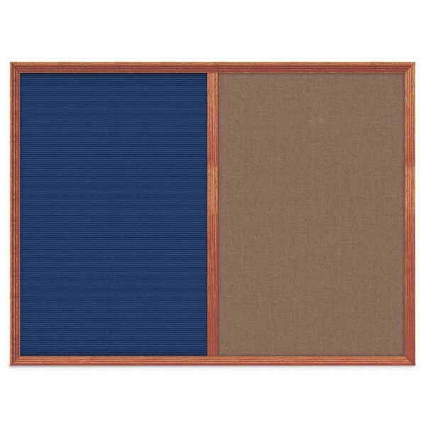 Slim Style Indoor Enclosed Corkboard, 12